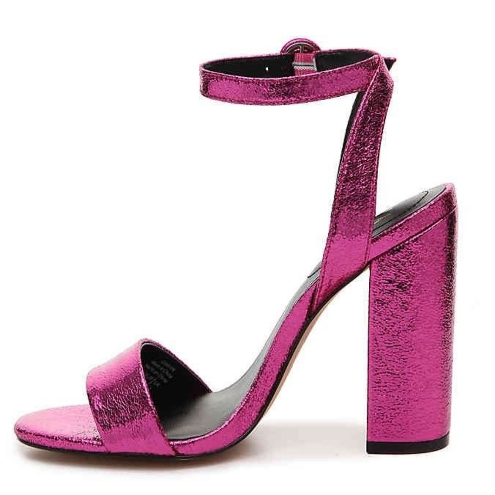 NEW Mix No.6 Women's Heels Metallic Pink sz 8